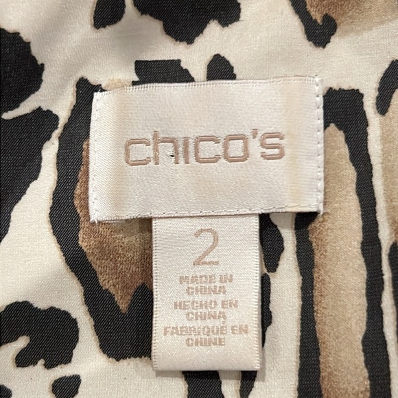 Chico’s Open Front Animal Print Jacket - Picture 7 of 11